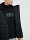 Утеплена чорна куртка adidas Utilitas 3-Stripes | 6791344 | фото 3