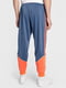 Синьо-помаранчеві штани з кишенями | 6791421 | фото 2