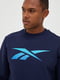 Світшот Identity Fleece Crew синій з логотипом | 6791477 | фото 3