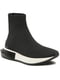 Чорні високі кросівки DKNY Promila-Sock Sneak | 6791496 | фото 2