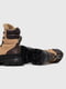 Шкіряні коричневі черевики Karl Lagerfeld Trekka Max | 6791499 | фото 3