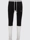 Чорно-білі спортивні штани на резинці | 6791510 | фото 3
