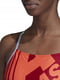 Червоний спортивний купальник з логотипом спереду | 6791568 | фото 3