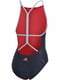 Червоний спортивний купальник з логотипом спереду | 6791568 | фото 5