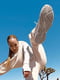 Білі текстильні кросівки на шнурівці | 6791581 | фото 3