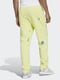 Жовті спортивні штани з кишенями | 6791608 | фото 4