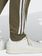 Спортивні штани кольору хакі з білими лампасами | 6791623 | фото 4