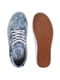 Кеди блакитні з принтом та шнурівкою | 6791645 | фото 2