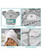 Дитячий рушник з капюшоном сірий з принтом “Ведмедик” (70х100 см) | 6730751 | фото 8