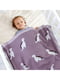 Плетений дитячий плед Lovely Svi фіолетового кольору з принтом “Дракончики” (80 х 100 см) | 6730772 | фото 7