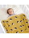 Плетений дитячий плед Lovely Svi жовтого кольору з принтом “Їжачок” (80 х 100 см)  | 6730776 | фото 7