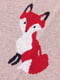 Плетений дитячий плед Lovely Svi пудрового кольору з принтом “FOX” (80 х 100 см) | 6730779 | фото 9