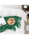 Плетений плед - покривало Lovely Svi зелений з бахромою (127x152 + 15 см)  | 6730784 | фото 10