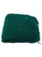 Плетений плед - покривало Lovely Svi з бахромою зеленого кольору в ромб (127x152 + 15 см) | 6730786 | фото 5