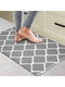 Антиковзаючий водонепроникний кухонний килимок з ефектом пам'яті сірого кольору (44x74 x1 см)  | 6730817 | фото 7