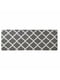 Антиковзаючий водонепроникний кухонний килимок з ефектом пам'яті сірого кольору в ромби (44x119x 1 см) | 6730820 | фото 6
