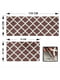 Набір кухонних килимків (2 шт., 44x74 x1 см та 44 x119 x1см)  | 6730822 | фото 8