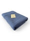 Махровий рушник синього кольору в подарунковому пакеті (70 х 140 см)  | 6730834 | фото 5
