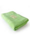 Махровий рушник зеленого кольору в подарунковому пакеті (70 х 140 см)  | 6730837 | фото 6