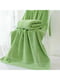 Махровий рушник зеленого кольору в подарунковому пакеті (70 х 140 см)  | 6730837 | фото 7