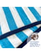 Рушник XXL біло-синій у смужку (90 х180 см) | 6730880 | фото 8