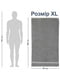 Рушник XL сірий (80 х160 см) | 6730902 | фото 9
