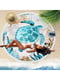 Рушник пляжний махровий круглий з бахромою (150 см) “Тропічний рай” | 6792910 | фото 2