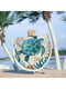 Рушник пляжний махровий круглий з бахромою (150 см) “Тропічний рай” | 6792910 | фото 3
