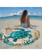 Рушник пляжний махровий круглий з бахромою (150 см) “Тропічний рай” | 6792910 | фото 5