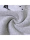 Дитячий сірий в’язаний плед з бавовни Lovely Svi (80 х 100 см) “Лама” | 6792912 | фото 5