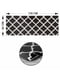 Чорний антиковзний водонепроникний ергономічний килим для кухні (44x119x1 см)  | 6792916 | фото 3