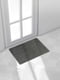 Сірий дверний килимок з петлевою щетиною для внутрішнього та зовнішнього входу (40 x 60 см) | 6792918 | фото 2