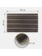 Різнокольоровий дверний килимок з петлевою щетиною для внутрішнього та зовнішнього входу (40 x 60 см) | 6792920 | фото 3