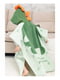 Дитячий пляжний рушник-пончо Lovely Svi з капюшоном “Діно” М (1-6 років) | 6792926 | фото 5