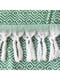 Зелений турецький пляжний рушник з пештемалю з візерунком (XХL; 100 х 180 см) | 6792928 | фото 4
