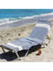 Турецький синій пляжний рушник з пештемалю (XХL; 100 х 180 см)  | 6792930 | фото 3