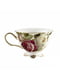 Чайна чашка із золотою облямівкою і привабливим малюнком (200 мл) | 6793956