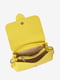 Кожаная сумка через плечо цвета лимон | 6795409 | фото 4