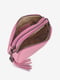 Шкіряна сумка через плече світло-рожевого відтінку | 6795413 | фото 4