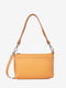 Кожаная сумка оранжевого цвета с двумя ремешками | 6795415 | фото 2