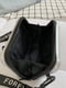 Чорна пластикова крос-боді сумка | 6795591 | фото 5