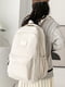 Текстильний рюкзак молочного кольору | 6795609 | фото 5