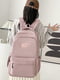 Рожевий текстильний рюкзак | 6795622 | фото 5