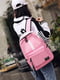 Рожевий великий текстильний рюкзак | 6795634 | фото 2