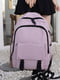 Рожевий текстильний рюкзак з кишенями | 6795641 | фото 2