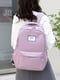 Рожевий текстильний рюкзак | 6795660 | фото 5