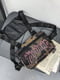 Чорна нагрудна сумка-бронежилет з принтом | 6795875 | фото 2
