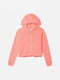 Толстовка Pink Summer Lounge Cotton Zip-Up Hoodie коралового кольору | 6795930 | фото 4