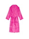 Рожевий плюшевий халат | 6795938 | фото 3