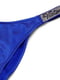 Купальник роздільний синій зі стразами Bikini Shine Strap Sexy Tee Push Up Blue OAR Logo Set: бюстгальтер і труси | 6795944 | фото 7